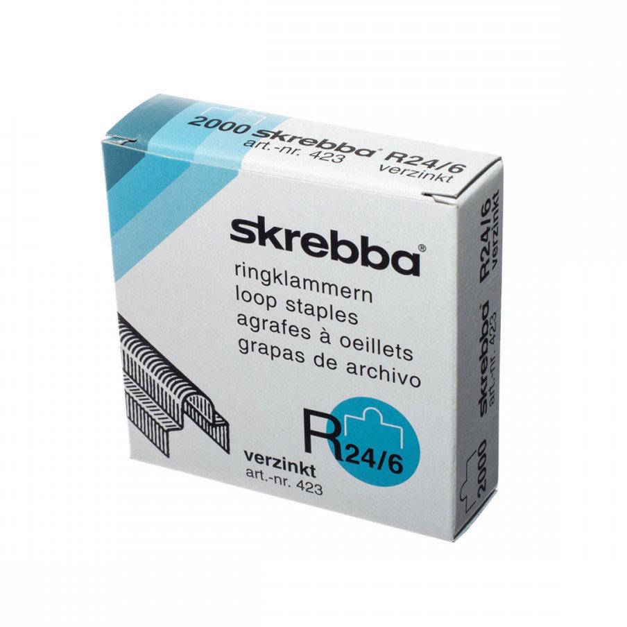 سوزن منگنه حلقه ای24/6لوپ اسکربا Skrebba